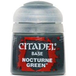 NOCTURNE GREEN colore BASE citadel 12ML acrilico VERDE opaco Games Workshop - 1