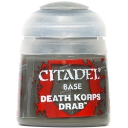 DEATH KORPS DRAB colore BASE citadel 12ML acrilico GRIGIO opaco Games Workshop - 1