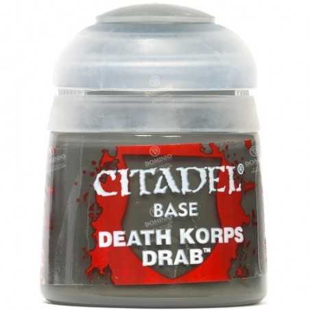 DEATH KORPS DRAB colore BASE citadel 12ML acrilico GRIGIO opaco Games Workshop - 1