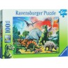 PUZZLE ravensburger FRA I DINOSAURI perfect age fit PEZZI 100 XXL orizzontale 49 X 36 CM età 6+ Ravensburger - 1