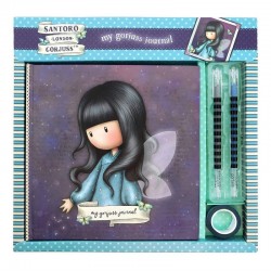 MY GORJUSS JOURNAL SET 6 mesi SANTORO blu BUBBLE FAIRY con accessori 869GJ02 Gorjuss - 1