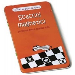 SCACCHI MAGNETICI gioco da viaggio PORTATILE in italiano THE PURPLE COW età 6+ The Purple Cow - 1