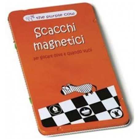 SCACCHI MAGNETICI gioco da viaggio PORTATILE in italiano THE PURPLE COW età 6+ The Purple Cow - 1
