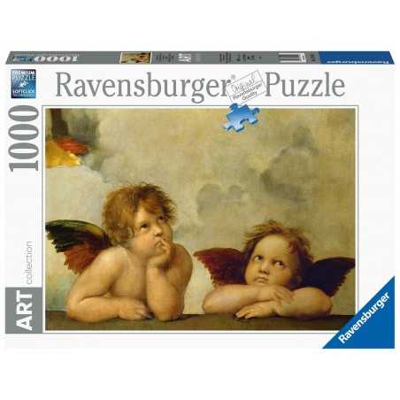 PUZZLE ravensburger PUTTI 1000 pezzi RAFFAELLO art collection 50 X 70 CM originale SOFTCLICK cherubini Ravensburger - 1