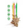 ORGANIZER CON TIMONE wheel-organizer IN LEGNO da montare UGEARS meccanica 51 PEZZI modellismo PUZZLE 3D età 14+ Ugears - 2