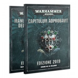 CAPITULUM ADPROBAVIT edizione 2019 IN ITALIANO warhammer 40k GAMES WORKSHOP citadel MANUALE età 12+