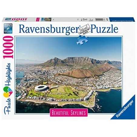 PUZZLE ravensburger CAPE TOWN beautiful skylines 1000 PEZZI 70 x 50 cm HIGHLIGHTS Ravensburger - 1