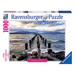 PUZZLE ravensburger PUERTO NATALES cile 1000 PEZZI georgina renom 70 X 50 CM talent collection