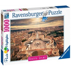 PUZZLE ravensburger ROMA san pietro HIGHLIGHTS beautiful skylines 1000 PEZZI 70 x 50 cm