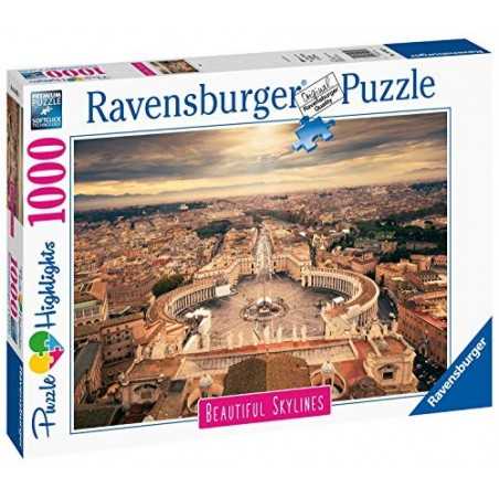 PUZZLE ravensburger ROMA san pietro HIGHLIGHTS beautiful skylines 1000 PEZZI 70 x 50 cm Ravensburger - 1
