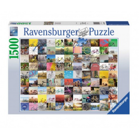PUZZLE ravensburger 99 BICICLETTE E ALTRO original quality 1500 PEZZI 80 x 60 cm AND MORE Ravensburger - 1