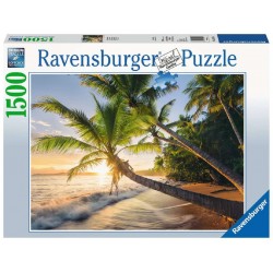 PUZZLE ravensburger SPIAGGIA SEGRETA original quality 1500 PEZZI 80 x 60 cm BEACH HIDEAWAY
