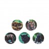 SET KLETTIES per il tuo zaino JUNGLE ergobag 5 PEZZI patelle intercambiabili GIUNGLA Ergobag - 1