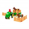 MY FIRST TRACTOR SET gioco magnetico SMARTMAX trattore COSTRUZIONI in plastica 22 PEZZI età 18 mesi +