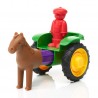 MY FIRST TRACTOR SET gioco magnetico SMARTMAX trattore COSTRUZIONI in plastica 22 PEZZI età 18 mesi +