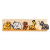 PUZZLE SAVA'N'CO in legno AD INCASTRO pomelli grandi DJECO animali della fattoria DJ01111 età 1+ Djeco - 2