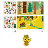 STORIE DI ADESIVI kit artistico LA FORESTA INCANTATA stickers riposizionabili DJECO gioco DJ08956 età 4+ Djeco - 2