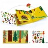 STORIE DI ADESIVI kit artistico LA FORESTA INCANTATA stickers riposizionabili DJECO gioco DJ08956 età 4+ Djeco - 3