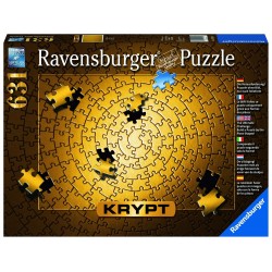 PUZZLE ravensburger KRYPT soft click 631 PEZZI rompicapo ORO segui le forme 70 X 50 CM