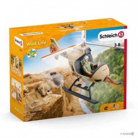 ELISOCCORSO PER ANIMALI animal rescue helicopter WILD LIFE schleich 42476 elicottero SET età 3+ Schleich - 1