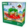 PIATTAFORMA GIREVOLE turntable & figure BRIO world 33476 trenini IN LEGNO E PLASTICA età 3+ BRIO - 1