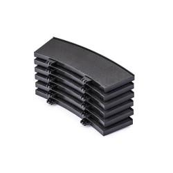 BORDO ESTERNO PER CURVA R2 electric motor racing POLICAR 6 pezzi SPARE PARTS slot P054-6 POLICAR - 1