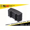 BORDO ESTERNO PER CURVA R2 electric motor racing POLICAR 6 pezzi SPARE PARTS slot P054-6 POLICAR - 2