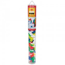 TUBO unicorn MINI BASIC 100 pezzi UNICORNO plus plus PLUSPLUS gioco modulare COSTRUZIONI età 5+ Plusplus - 1
