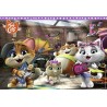 I 44 GATTI suonano la musica 2 PUZZLE da 24 pezzi RAVENSBURGER 26 x 18 cm CON POSTER età 4+