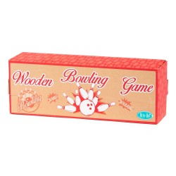 MINI BOWLING da scrivania WOODEN GAME retr-oh! IN LEGNO gioco PORTATILE età 5+