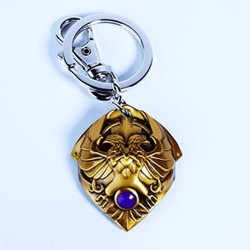 PORTACHIAVI Warhammer 40k Keyring Custodian Shoulder Plate metal
