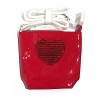 MINI SHOULDER BAG sweet love CAMOMILLA milano ROSSA con tracolla REGOLABILE pochette BORSETTA SEVEN - 1