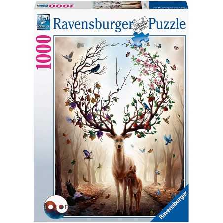 PUZZLE 1000 PEZZI CERVO MAGICO Ravensburger 15018 ORIGINALE softclick 70x50cm Ravensburger - 1