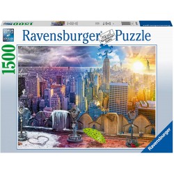 PUZZLE 1500 PEZZI STAGIONI A NEW YORK Ravensburger 16008 softclick 80 X 60 CM