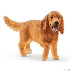 COCKER SPANIEL INGLESE animali in resina SCHLEICH miniature 13896 farm world ENGLISH CS DOG età 3+