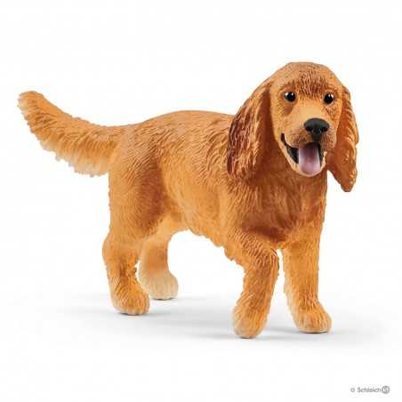 COCKER SPANIEL INGLESE animali in resina SCHLEICH miniature 13896 farm world ENGLISH CS DOG età 3+