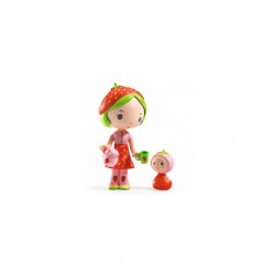 BERRY & LILA fate TINYLY action figure DJECO in resina DJ06943 snodabile MINIATURA età 4+ Djeco - 1