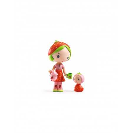 BERRY & LILA fate TINYLY action figure DJECO in resina DJ06943 snodabile MINIATURA età 4+ Djeco - 1