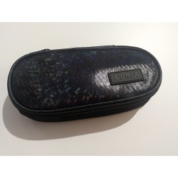 ASTUCCIO OVALE COMIX FANCY nero CANGIANTE shine per la scuola