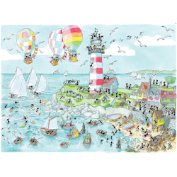 PUZZLE fabio vettori FARO made in italy 1080 PEZZI eco friendly 48,5 X 68,5 CM le formiche