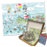 PUZZLE fabio vettori FARO made in italy 1080 PEZZI eco friendly 48,5 X 68,5 CM le formiche FABIO VETTORI - 2