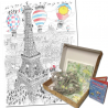 PUZZLE fabio vettori PARIGI made in italy 1080 PEZZI eco friendly 48,5 X 68,5 CM le formiche FABIO VETTORI - 2