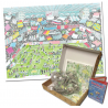 PUZZLE fabio vettori CALCIO STADIO made in italy 1080 PEZZI eco friendly 48,5 X 68,5 CM le formiche FABIO VETTORI - 2