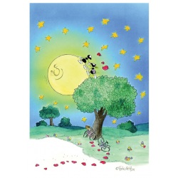 PUZZLE fabio vettori LUNA DEGLI INNAMORATI made in italy 540 PEZZI eco friendly 34,5 X 49,5 CM le formiche