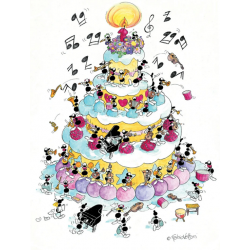 PUZZLE fabio vettori TORTA made in italy 540 PEZZI eco friendly 34,5 X 49,5 CM le formiche