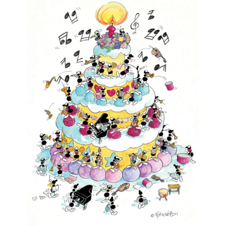PUZZLE fabio vettori TORTA made in italy 540 PEZZI eco friendly 34,5 X 49,5 CM le formiche FABIO VETTORI - 1