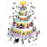 PUZZLE fabio vettori TORTA made in italy 540 PEZZI eco friendly 34,5 X 49,5 CM le formiche FABIO VETTORI - 1