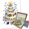 PUZZLE fabio vettori TORTA made in italy 540 PEZZI eco friendly 34,5 X 49,5 CM le formiche FABIO VETTORI - 2