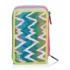 ASTUCCIO PEN PAD 3 zip FACCE GIRL seven SJ GANG triplo scomparto WOW pencil case ATTREZZATO materiale SCUOLA SEVEN - 3