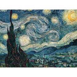 PUZZLE 1500 PEZZI ravensburger VAN GOGH NOTTE STELLATA originale SOFTCLICK 84x60cm ART 16207